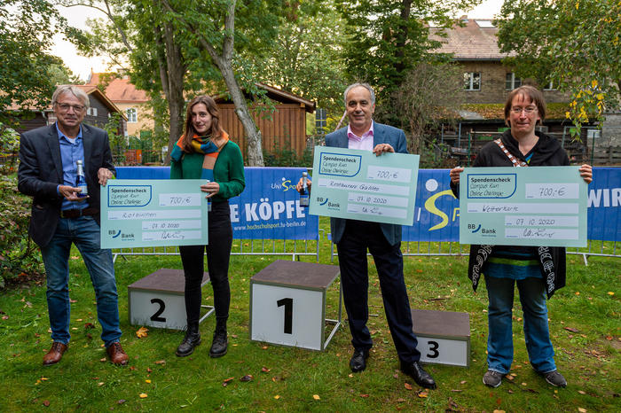 Siegerehrung der Campus Run Online Challenge