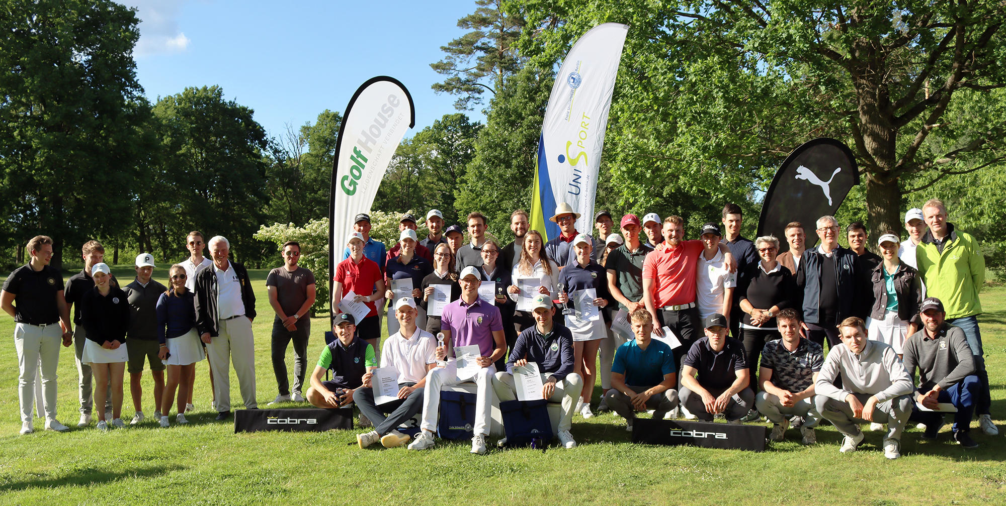 Teilnehmer*innen DHM Golf 2022
