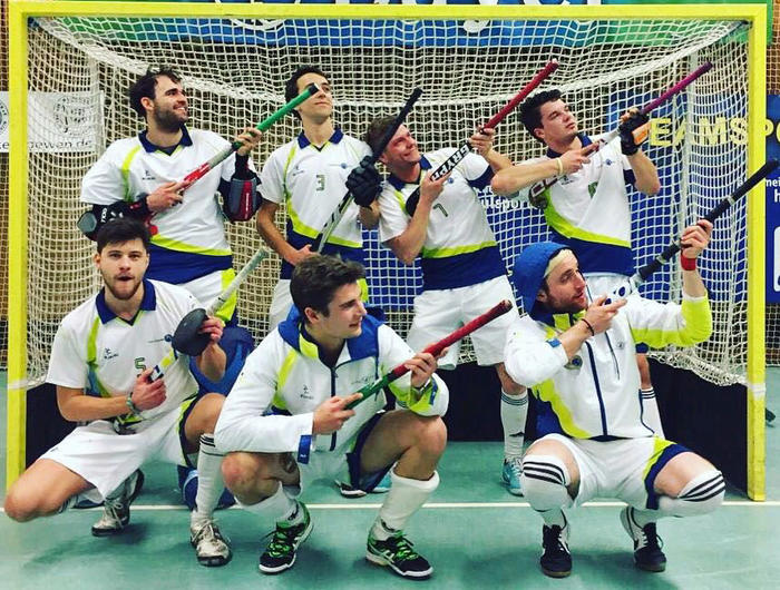 Hockey team of the FU Berlin - German university champion 2018