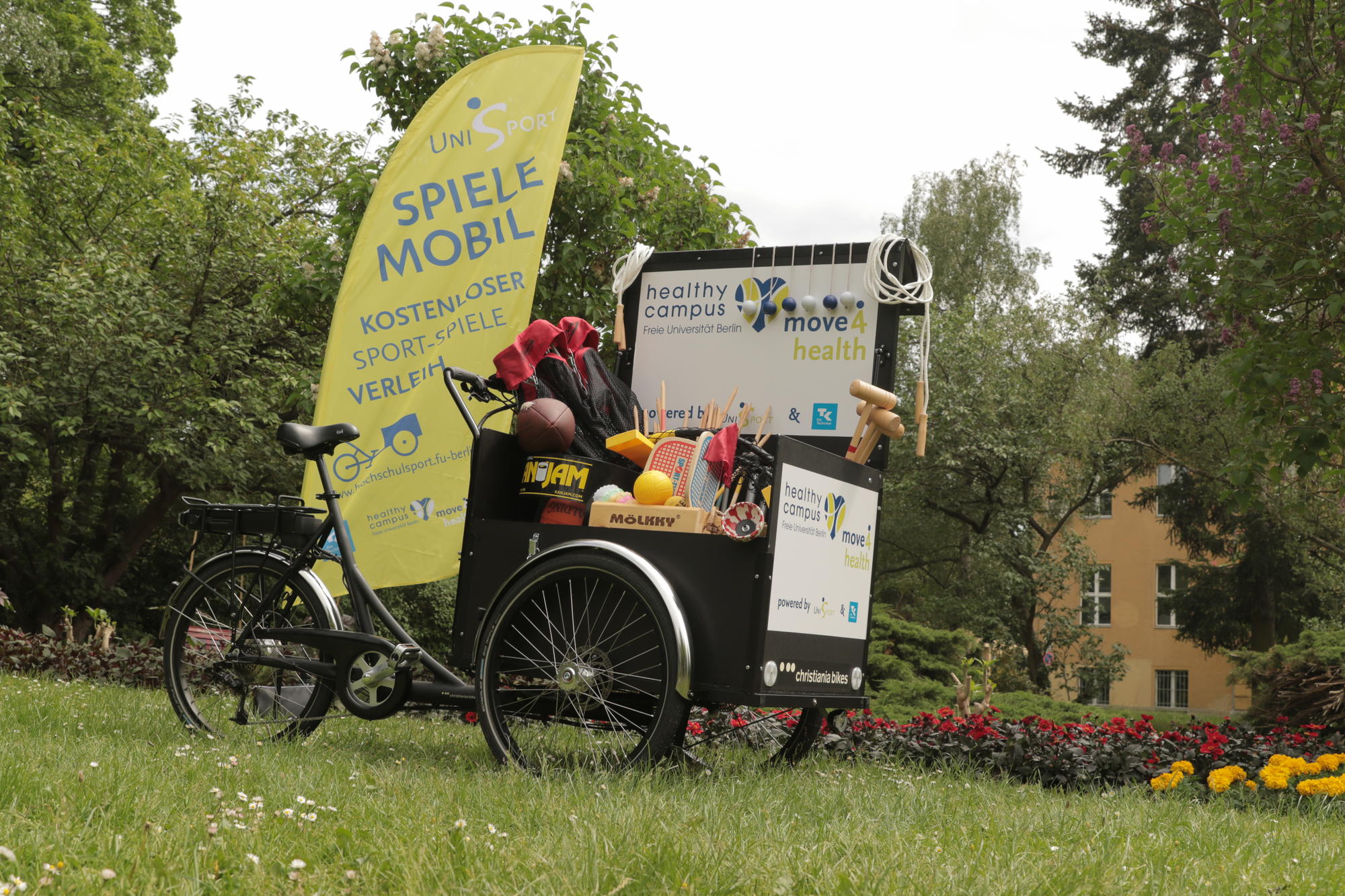 Spielemobil für aktive Pausen oder Events